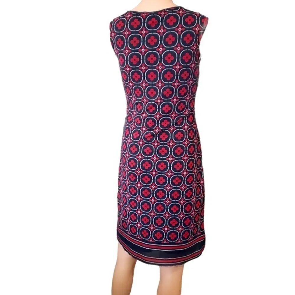 Max Studio Draped Front Twist-Front Wait Dress SMALL - Picture 3 of 13